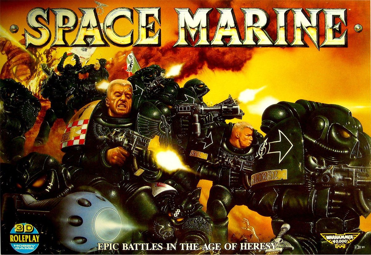 Space Marine box art