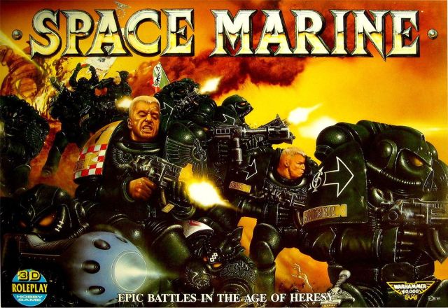 Space Marine box art